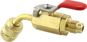 Verloopadapter met kogelkraan 1/4″  5/16″