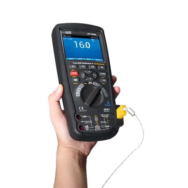 CEM Multimeters DT-9989 multimeter met oscilloscoop In Etui